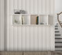 Hanah Home Estantería Blanca Diseño Escandinavo Transformación Elegante 120x33.6x19.5cm